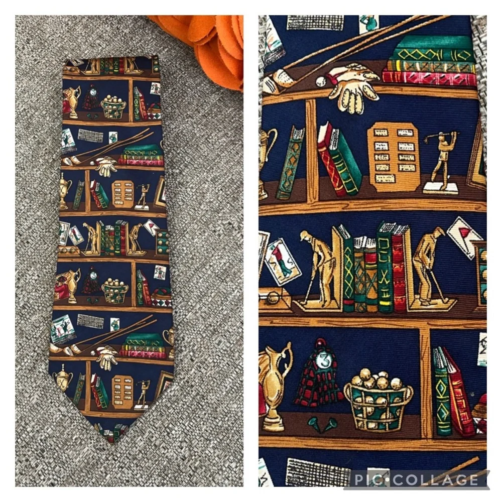 ❗️Alynn Neckwear Golf Collection 100% Silk Tie❗️